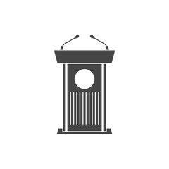 Podium Illustration, Podium vector icon