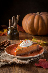 Slice of Pumpkin Pie