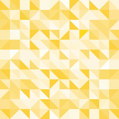 Obraz premium Abstract yellow triangle and square in yellow or white color pattern, Vector illustration