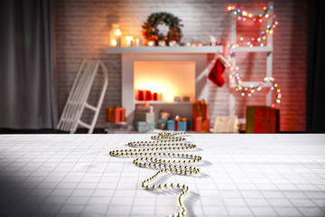 christmas time and desk space 