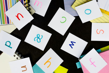 Danish; Learning Language with Handwritten Alphabet Character Cards