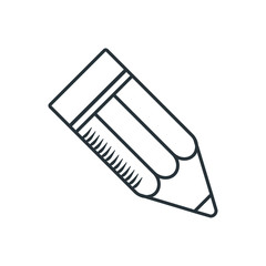 handdraw icon big pencil