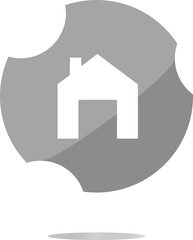 board sign on web icon, button isolated on white