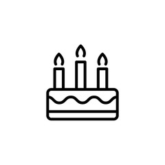 Birthday flat icon