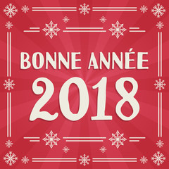 Carte de Vœux - Bonne Année 2018