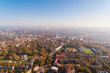 Obraz premium Aerial view of Kaliningrad city