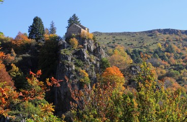 paysage automnal en Auvergne