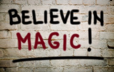 Believe in magic concept 