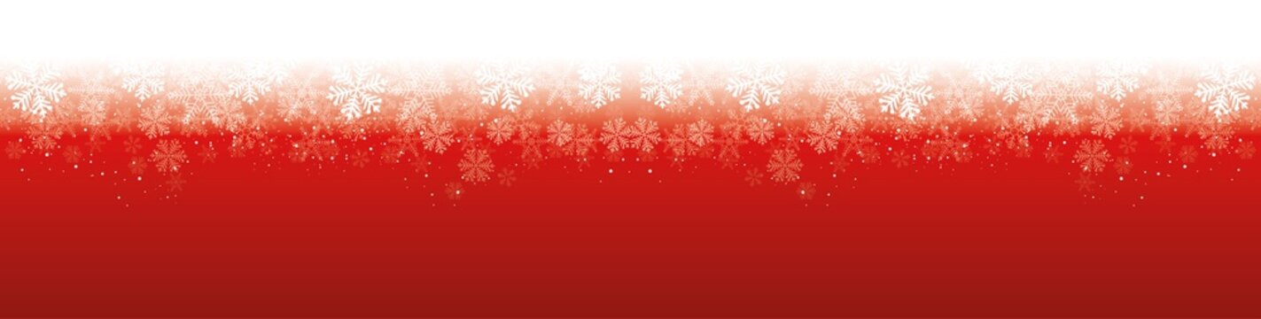 Roter Hintergrund Schneeflocken