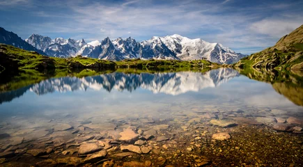 Photo sur Plexiglas Mont Blanc La Blanc, Chamonix-Mont Blanc