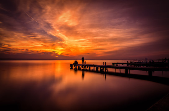 Atardecer Albufera de Valencia 