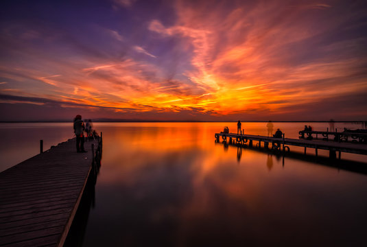 Atardecer Albufera de Valencia 