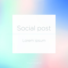 social post vector background