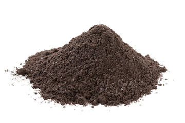 Heap of Cocoa Powder Isolated    