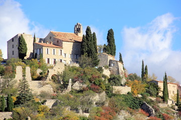le village à l'automne