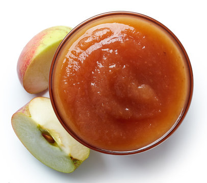 Bowl of apple jam