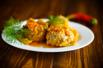 meatballs in a plate