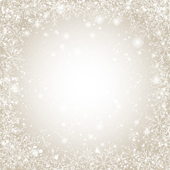 Fototapeta premium christmas snow and winter background vector illustration