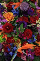 Fototapeta na wymiar Colorful wedding flowers