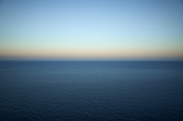 Sunset at the sea