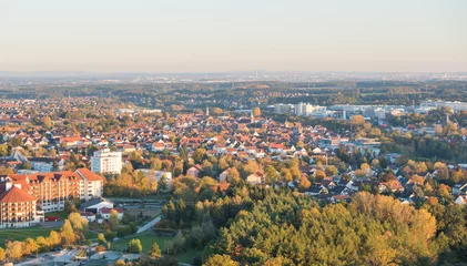 Foto op Plexiglas Herzogenaurach, Luftaufnahme © schulzfoto