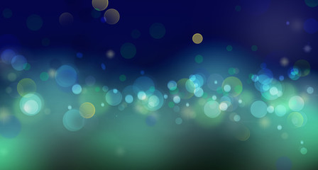 digitally drawn bokeh background