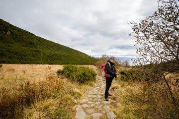 Fototapeta premium Slovakian Velicka Dolina Tatry mountains