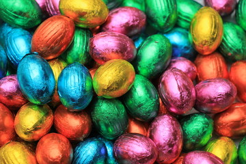 Chocolate easter eggs