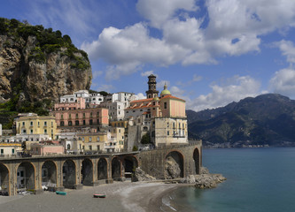 Fototapeta na wymiar Amalfi Coast: Atrani, a little but very nice village.