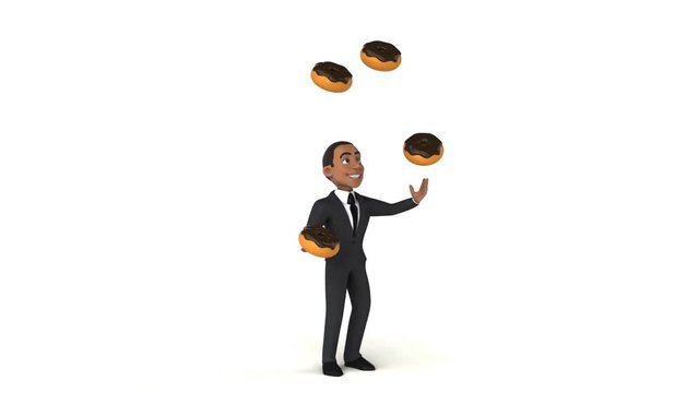 Fun businessman - 3D Animation