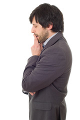 businessman thinking