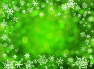 Green christmas background