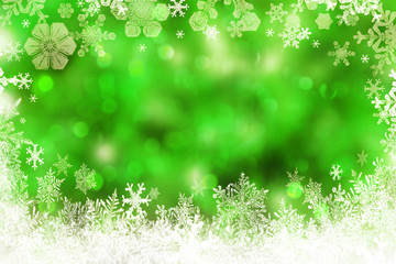 Green christmas background