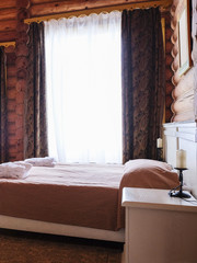 Interior of a hotel bedroom