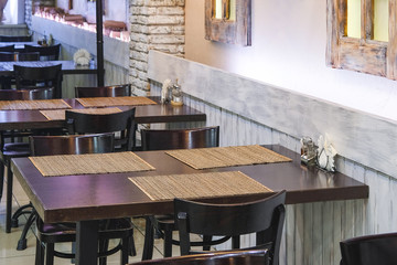 Interier of a cafe