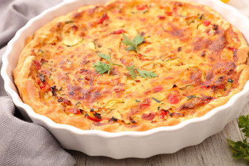 vegetable quiche