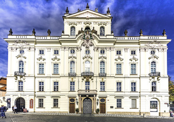Fototapeta na wymiar Part of the Prague castle government complex