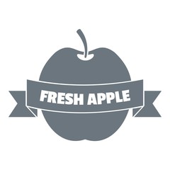 Fresh apple logo, vintage style