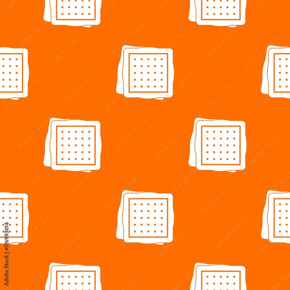 Poster biscuit pattern seamless