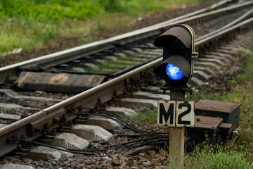 semaphore on the railway