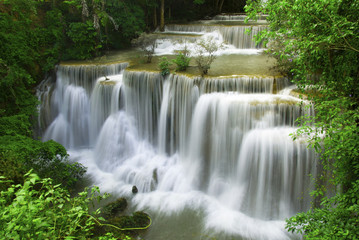 Huai Mae Khamin Waterfall, Kanchanaburi Province