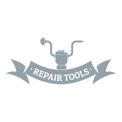Repair tool logo, vintage style