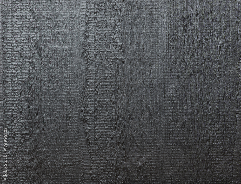 Wall mural Rustic black wood texture