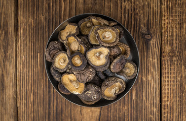 Portion of Dried Shiitake