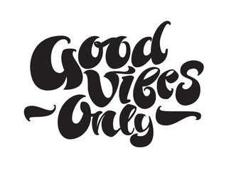 Lettering poster. Vector illustration.