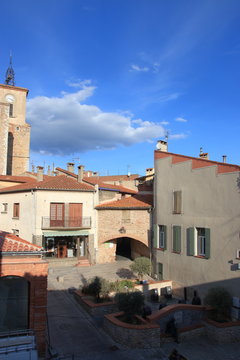 french village of Thuir in Pyrenees orientales, France