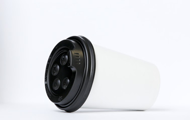 Paper cup for hot coffee or tea