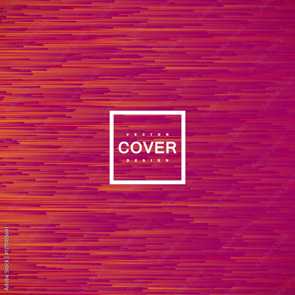 Poster abstract multicolored background with flowing fluid lines.