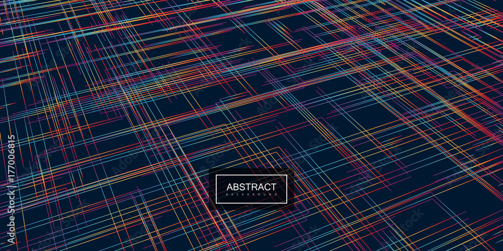 Poster vector abstract linear background