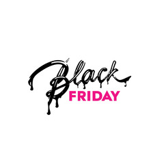 Black Friday Sale label. Vector ad illustration.